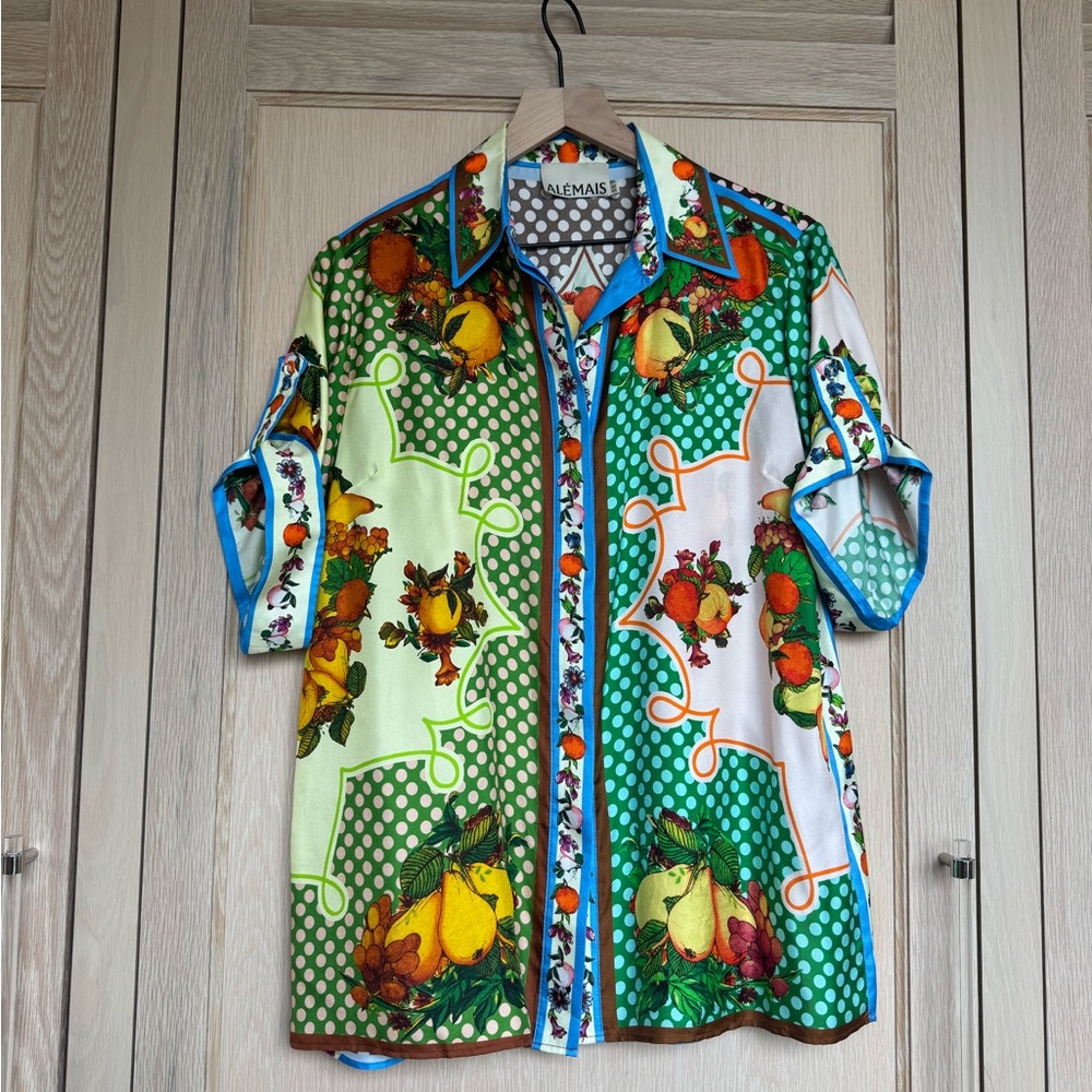 Alémais Lemonis Silk Shirt• Size US 2•
